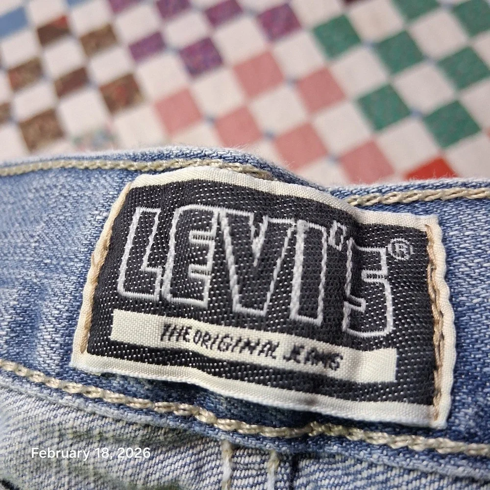 Y2K Levi 559 Relaxed Straight 32x32 Blue Stone Wash Jeans Mens‎